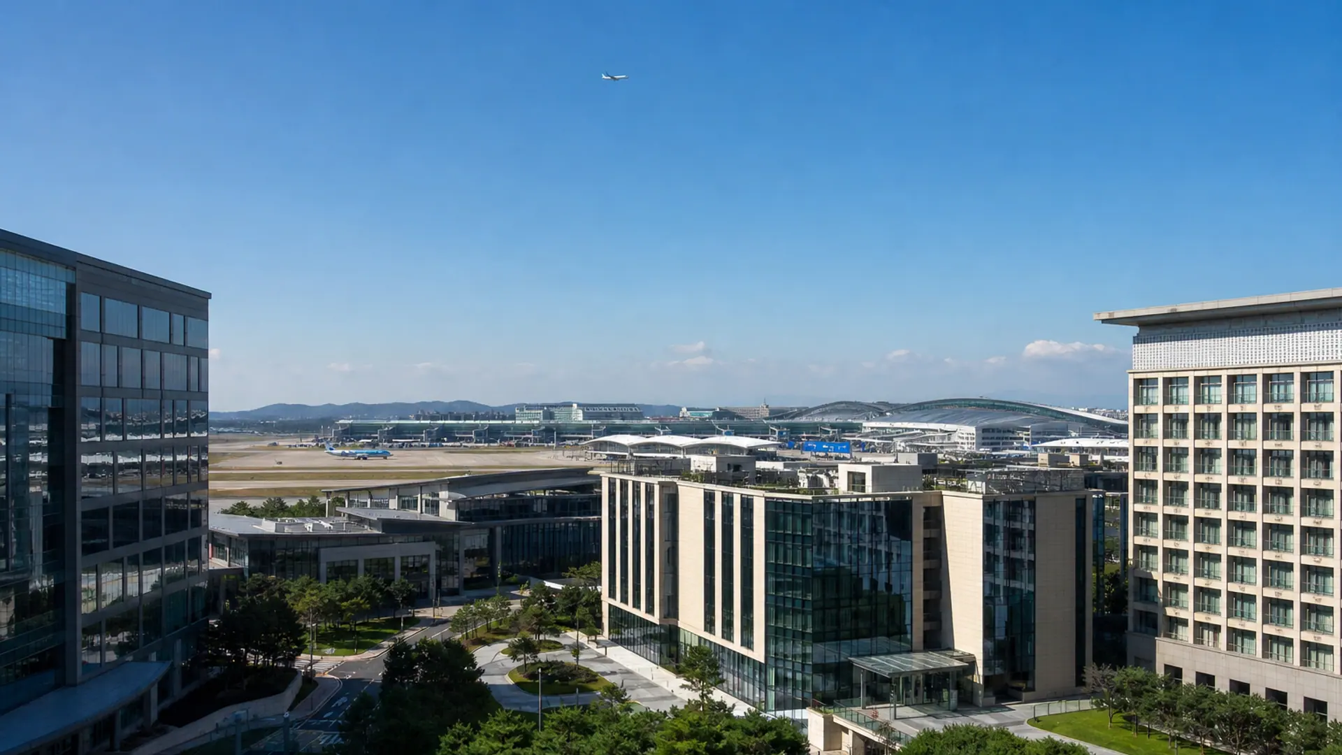 인천공항 주변 영종도 풍경