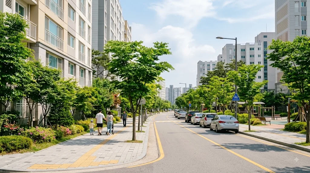 운남동 주거 생활권 풍경