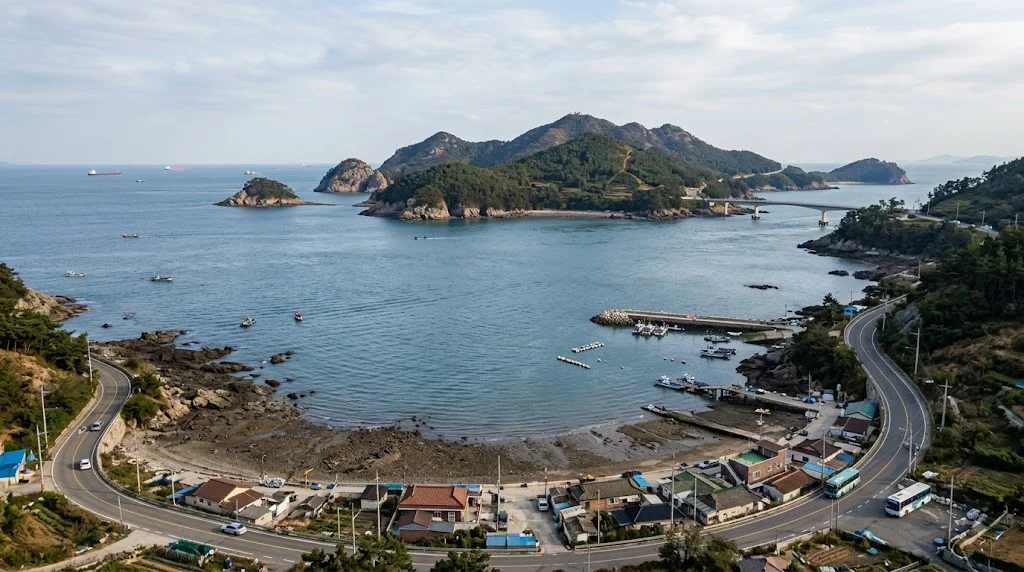 용유도와 무의도 해안 풍경